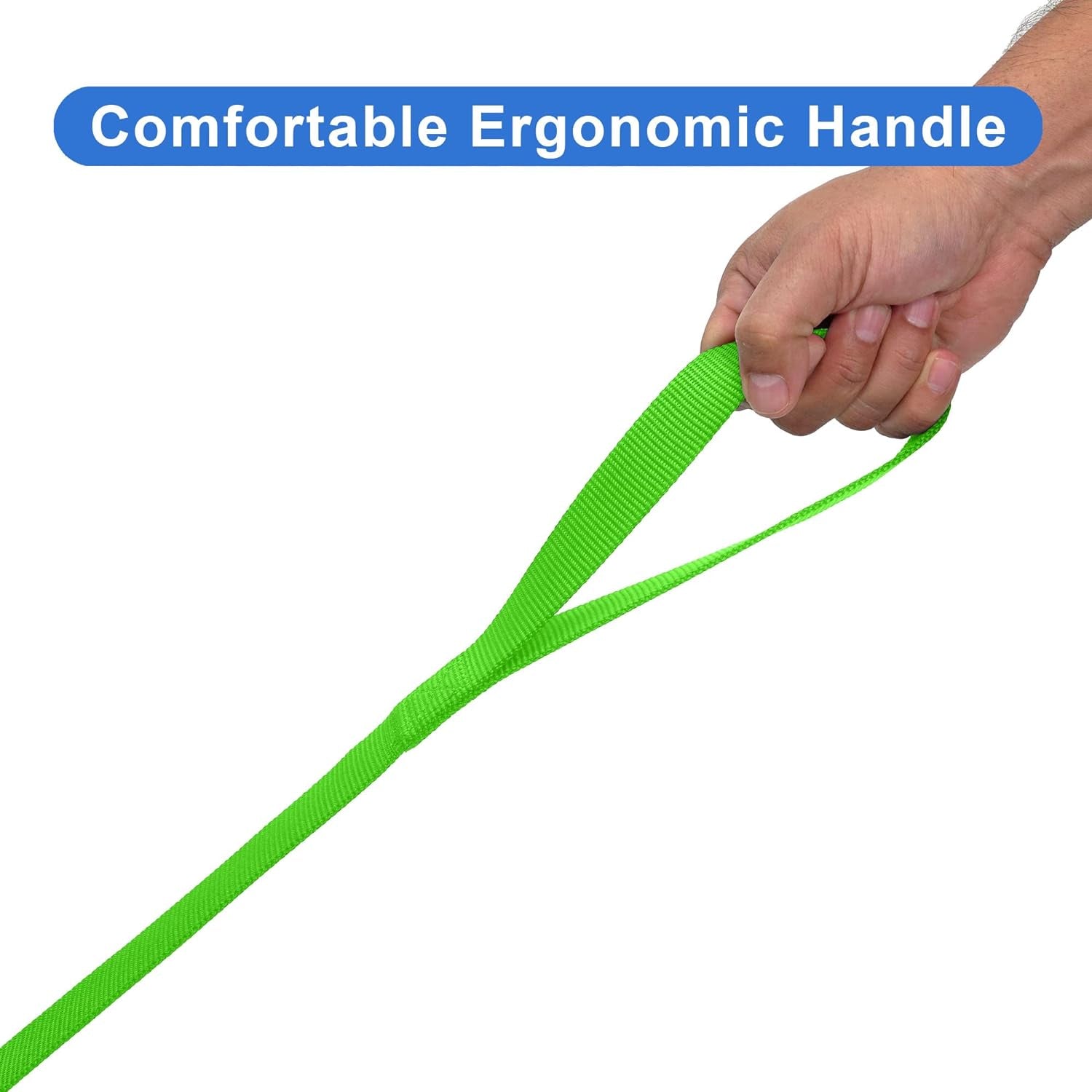 Solid 6 Ft Green Dog Leash XS/S Custom Name and Phone Embroidery Strong Nylon Leash for Small Breeds