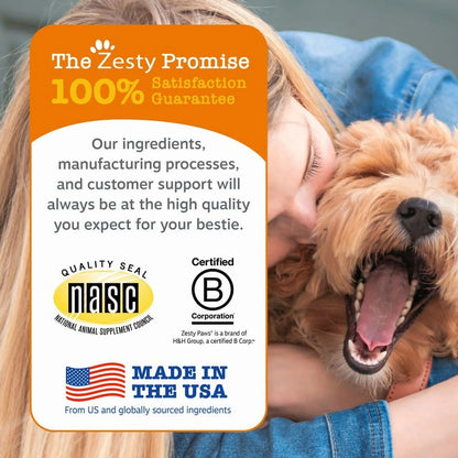 Senior Advanced Probiotic Bites for Dogs, for Gut & Digestive Health, Chicken Flavor 90 Ct Soft Chews