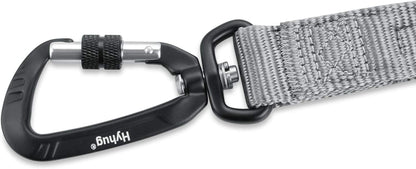 Pets 24 Inches Heavy Duty Short Leash with Comfortable Handle and Lightweight Aviation Aluminium Clip Lead- for Large Medium Dogs Daily Walking and Training. (24 Inches, Sleet Gray)