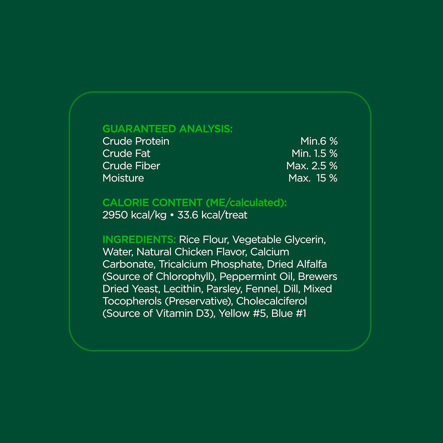 Dog Dental Bone Treats, Tiny/Small Dental Dog Treats, 16 Ounces, Cleans Teeth, Fight Bad Breath, Removes Plaque and Tartar, 16 Count