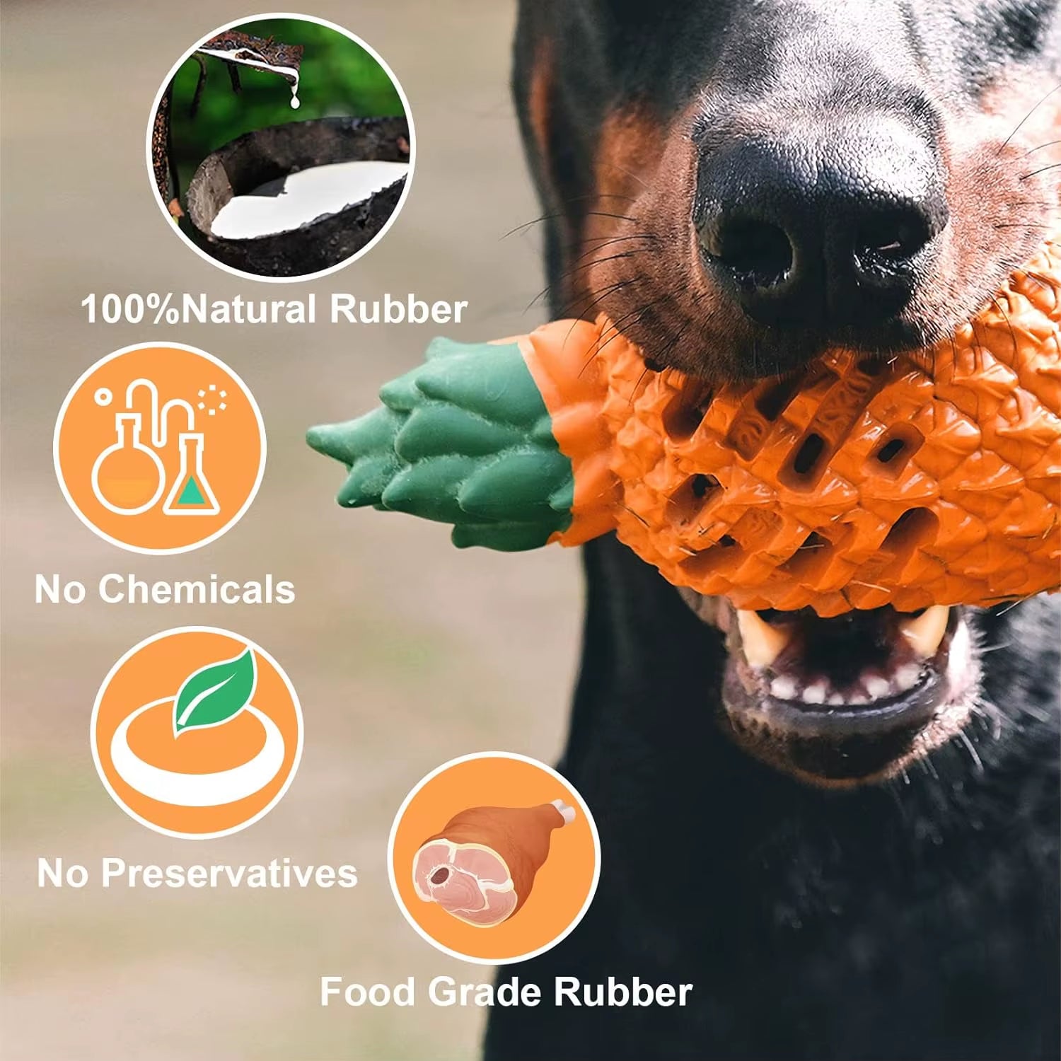 Dog Toys for Dogs Pineapple Dog Chew Toys for Aggressive Chewers Indestructible Dog Toys for Aggressive Chewers Dog Toys for Agg