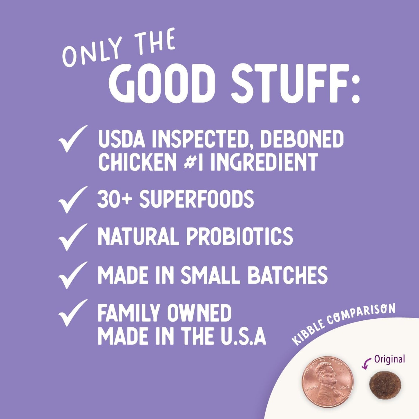 Original Chicken & Brown Rice, Protein Packed Formula with Probiotics & Superfoods for Digestion & Coat Health (4 Lb Bag)