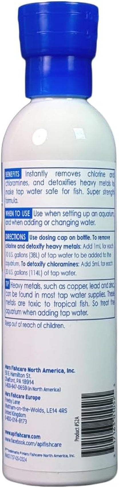 TAP WATER CONDITIONER Aquarium Water Conditioner 8-Ounce Bottle, White (52A),8 Oz