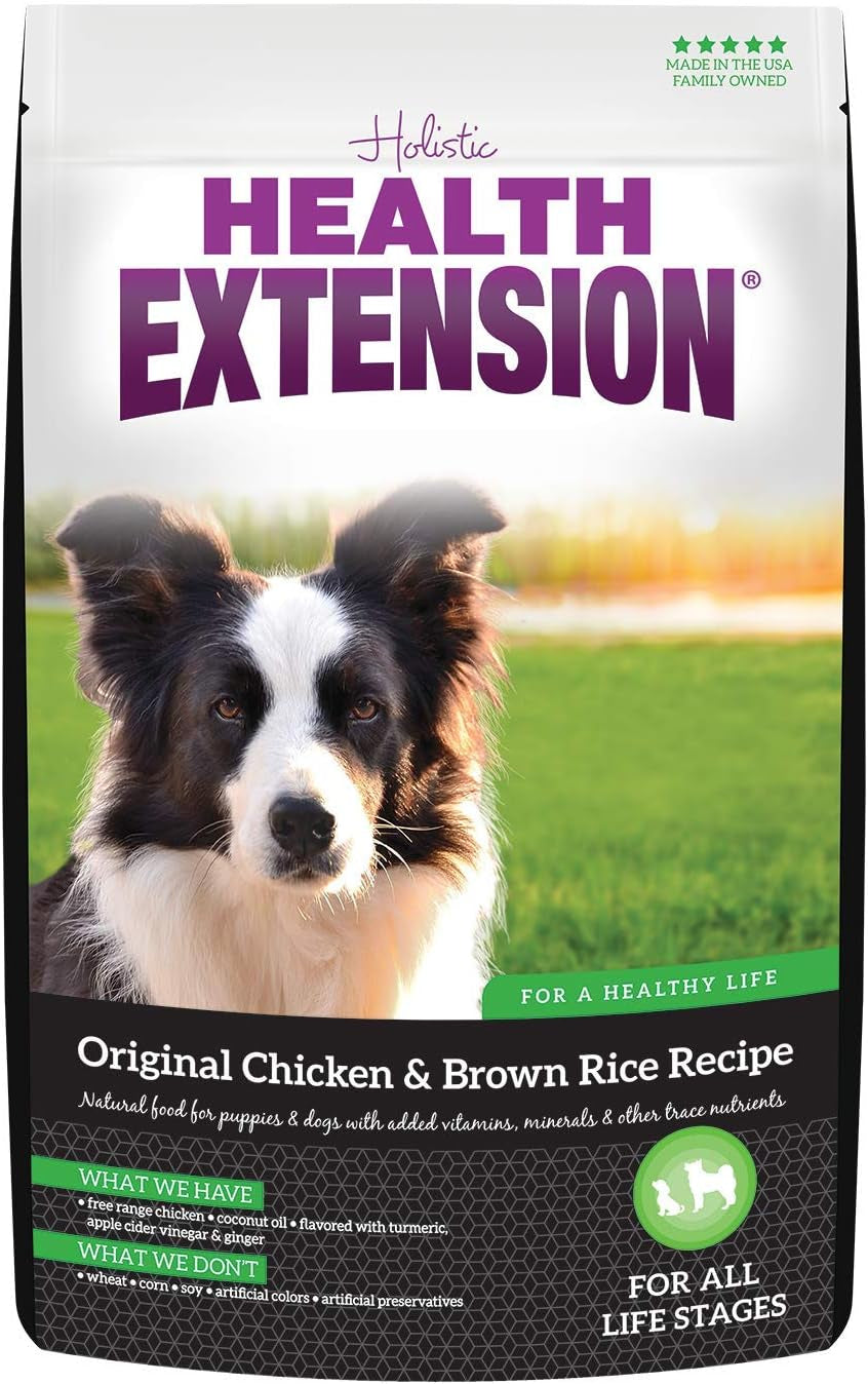 Original Chicken & Brown Rice, Protein Packed Formula with Probiotics & Superfoods for Digestion & Coat Health (4 Lb Bag)